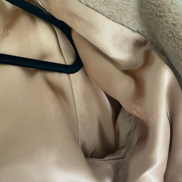 Betty Rose by Glenara Glenoit Vintage Faux Fur Tan Beige Coat Jacket S/M - Picture 11 of 13